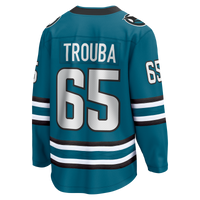 San Jose Sharks Jacob Trouba Fanatics Teal Home Breakaway Jersey