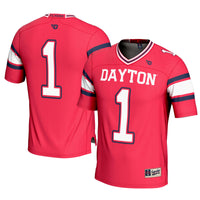 #1 Dayton Flyers GameDay Greats Football Jersey – Red
