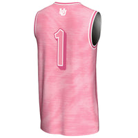#1 Utah Utes GameDay Greats Lightweight Basketball Fashion Jersey - Pink