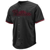 Philadelphia Phillies Profile Black Big & Tall Pop Fashion Jersey