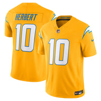 Los Angeles Chargers Justin Herbert Nike Gold Alternate Charger Power Vapor F.U.S.E. Limited Jersey