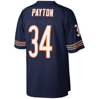 Chicago Bears Walter Payton Mitchell & Ness Navy Big & Tall 1985 Retired Player Replica Jersey