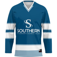 Southern West Virginia Community and Technical College GameDay Greats Hockey Jersey - Blue