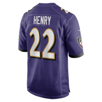 Baltimore Ravens Derrick Henry Nike Purple Game Player Jersey