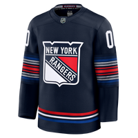 New York Rangers Fanatics Navy Alternate Premium Custom Jersey