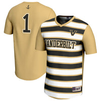 #1 Vanderbilt Commodores GameDay Greats Lightweight Soccer Fashion Jersey - Gold