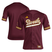 Arizona State Sun Devils adidas Reverse Retro Replica Baseball Jersey - Maroon