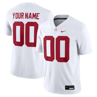 Alabama Crimson Tide Nike Custom Game Jersey - White