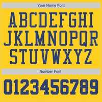 Custom Gold Royal-White Round Neck Rib-Knit Basketball Jersey